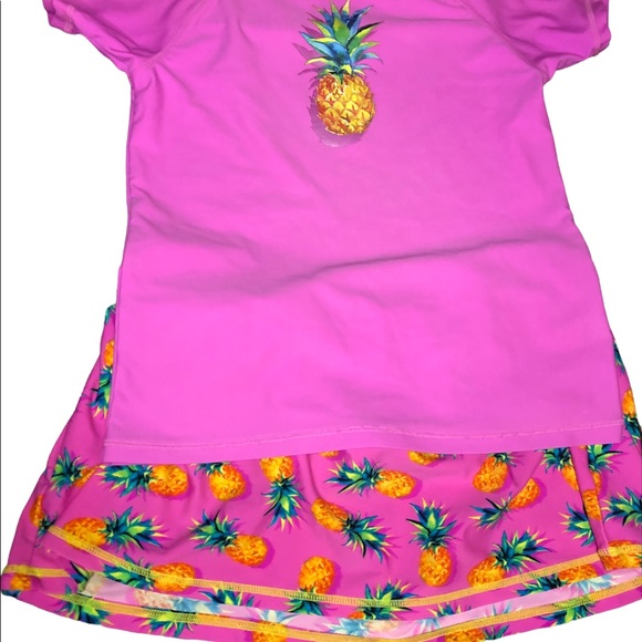 Rash Guard and Swim Skirt Set (12) - Picture 2 of 11